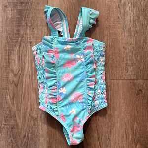 Tommy Bahama Kids flamingo-print one-piece swimsuit Size 2T